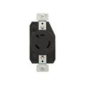 Product Image of Auto Grip Locking Receptacle, #14-8 Awg, 20A, 480V, Black, Single, L12-20, 3-Pole, 3-Wire, CWL1220R