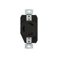 Product Image of Auto Grip Locking Receptacle, #14-8 Awg, 30A, 600V, Black, Single, L13-30, 3-Pole, 3-Wire, CWL1330R