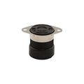 Product Image of Safety Grip Locking Flanged Outlet, #14-8 Awg, 20A, 250V, Side Wiring, L2-20, 2-Pole, 2-Wire, CWL220FO