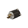 Product Image of Safety Grip Locking Plug, #16-12 Awg 20A, 250V, Safety Grip, L2-20, 2-Pole, 2-Wire, 0.38 To 1 In, CWL220P