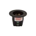 Product Image of Safety Grip Locking Flanged Inlet, #14-8 Awg, 15A, 250V, Black, L6-15, 2-Pole 3-Wire, CWL615FI