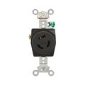 Product Image of Safety Grip Locking Receptacle, #14-8 Awg 15A, 250V, Black, L6-15, 2-Pole 3-Wire, CWL615R