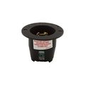 Product Image of Safety Grip Locking Flanged Inlet, #14-10 Awg, 15A, 277V, Black, L7-15, 2-Pole 3-Wire, CWL715FI