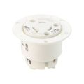 Product Image of Auto Grip Locking Flanged Outlet, #14-8 Awg, 20A, 600V, L9-20, 2-Pole 3-Wire, CWL920FO