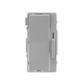 Product Image of Fan Color Change Faceplate, Gray, Indoor, Decorator Style, DCK1-GY