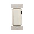 Product Image of Decorator Dimmer, Preset Feature, #14-12 Awg 120V, Slide Actuator, Light Almond, 1-Pole, 3-Way, DLC03P-LA