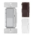 Product Image of 120V, Universal Decorator Dimmer W/ Preset Oil Rubbed Bronze/Silver Granite/White, DUL06P-C6-KB-L