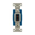 Product Image of Ezlink Modular Toggle Switch, 15 A, 120-277 Vac, 60 Hz, Single-Pole, Three-Wire, Brown, EZ1201B