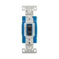 Product Image of Ezlink Modular Toggle Switch, 15 A, 120-277 Vac, 60 Hz, Single-Pole, Three-Wire, Black, EZ1201BK