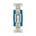 Product Image of Ezlink Modular Toggle Switch, 15 A, 120-277 Vac, 60 Hz, Single-Pole, 3-Wire, Light Almond, EZ1201LA