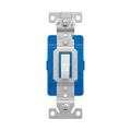 Product Image of Ezlink Modular Toggle Switch, 15 A, 120-277 Vac, 60 Hz, Three-Pole, Four-Wire, White, EZ1203W