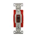 Product Image of Ezlink Modular Toggle Switch, 20 A, 120-277 Vac, 60 Hz, Single-Pole, Three-Wire, Brown, EZ1221B