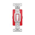 Product Image of Ezlink Modular Toggle Switch, 20 A, 120-277 Vac, 60 Hz, Three-Pole, Four-Wire, White, EZ1223W
