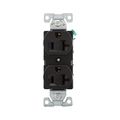 Product Image of Ezlink Modular Duplex Receptacle, 20 A, 125 Vac, 60 Hz, Split Control, Nema 5-20R, 3-Wire, Black, EZ5362SCBK