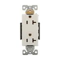 Product Image of Ezlink Modular Decorator Receptacle, 20 A, 125 Vac, 60 Hz, Nema 5-20R, 3-Wire, Light Almond, EZ6362LA