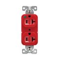 Product Image of Ezlink Modular Duplex Hg Receptacle, 20 A, 125 Vac, 60 Hz, Red, Three-Wire, EZ8300RD