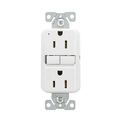 Product Image of Ezlink Modular Gfci, 15 A, 125 Vac, 60 Hz, White, Three-Wire, EZGF15W