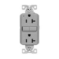 Product Image of Ezlink Modular Gfci, 20 A, 125 Vac, 60 Hz, Gray, Three-Wire, EZGF20GY