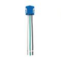 Product Image of Ezlink Modular Receptacle Connector, 20 A, 125 Vac, 60 Hz, Solid, Three-Wire, Blue, EZRCSOL
