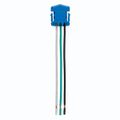 Product Image of Ezlink Modular Receptacle Connector, 20 A, 125 Vac, 60 Hz, Stranded, Three-Wire, Blue, EZRCSTR