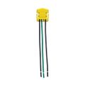 Product Image of Ezlink Modular Switch Connector, 20 A, 125 Vac, 60 Hz, Single-Pole, Solid, 3-Wire, Yellow, EZSPSWSOL