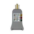 Product Image of Ezlink Modular Receptacle Tester, 20 A, 125 Vac, 60 Hz, Blue, EZTESTER