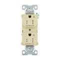 Product Image of Ezlink Modular Duplex Receptacle, 15 A, 125 Vac, Tamper-Resistant, Dual Controlled, Ivory, EZTR5262CDV