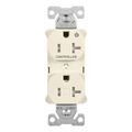 Product Image of Ezlink Modular Duplex Receptacle, 20A, 125 Vac, Tamper-Resistant, Dual Controlled, Light Almond, EZTR5362CDLA