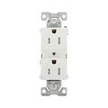 Product Image of Ezlink Modular Decorator Receptacle, 15 A, 125 Vac, 60 Hz, Tamper-Resistant, 3-Wire,Brown, EZTR6262B