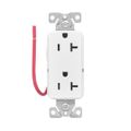 Product Image of Ezlink Modular Decorator Receptacle, 20 A, 125 Vac, Tamper-Resistant, Split Control, White, EZTR6362SCW