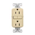 Product Image of Ezlink Modular Gfci, 15 A, 125 Vac, 60 Hz, Ivory, Three-Wire, Tamper-Resistant, EZTRGF15V