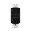 Product Image of Ezlink Modular Gfci, 20 A, 125 Vac, 60 Hz, Black, Three-Wire, Tamper-Resistant, EZTRGF20BK