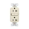 Product Image of Ezlink Modular Gfci, 20 A, 125 Vac, 60 Hz, Light Almond, Three-Wire, Tamper-Resistant, EZTRGF20LA