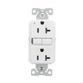 Product Image of Ezlink Modular Gfci, 20 A, 125 Vac, 60 Hz, White, Three-Wire, Tamper-Resistant, EZTRGF20W