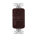 Product Image of Self-Test Gfci, 20A, 125V, Brown, Slim Design, GF20B