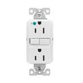 Product Image of Hg Gfci, 15A, 125V, White, Slim, GFH15W