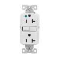 Product Image of Hg Gfci, 20A, 125V, White, Slim, GFH20W