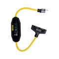 Product Image of Portable Gfci, Watertight, 15A, #12 Awg, 6' Cord Length, 5-15, 3R, Tri Tap Plug Type, 120V, GFI11A239