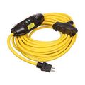 Product Image of Portable Gfci, 15A, #12 Awg, 50' Cord Length, 5-15, Straight Blade Plug Type, 120V, 4X 669293, GFI11A655