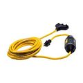 Product Image of Portable Gfci, Field Wireable 15A, #12 Awg, 25' Cord Length, 5-15, 3R, Tri Tap Plug, 120V 669385, GFI11M439