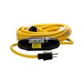 Product Image of Portable Gfci, 15A, #12 Awg, 50' (15.24M) Cord Length, 5-15, 3R, Single Tap Plug, 120V 669408, GFI11M633