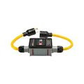Product Image of Portable Gfci, 30A, #10 Awg, 2' Cord Length, L5-30, Molded, Locking Plug, Auto Reset, 120V, GFI13A144