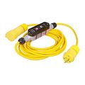 Product Image of Portable Gfci, 20A, #12 Awg, 25' Cord Length, L6-20, Locking Plug, 240V, 4X{Nr9} 670039, GFI22M466
