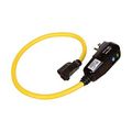 Product Image of Portable Gfci, 15A, #12 Awg, 25' Cord Length, 5-15, 3R, Single Tap Plug, Auto Reset, 120V 670367, GFP11A4P3