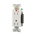 Product Image of Arrow Hart Industrial Duplex Receptacle, #14-10 Awg 20A 125V, Ivory, 5-20R, Duplex, IG6362V