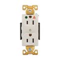 Product Image of Arrow Hart Duplex Receptacle, #14-10 Awg 15A, Healthcare 125V Face Base, Duplex, IG8200W