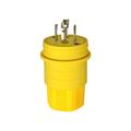Product Image of Arrow Hart Watertight Locking Plug, #18-10 Awg 30A, 125/250V, Steel, L14-30 3-Pole 4-Wire, L1430PW