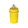 Product Image of Arrow Hart Watertight Locking Plug, #18-10 Awg 20A, 250V, Steel, L15-20 3-Pole 4-Wire, L1520PW