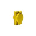 Product Image of Arrow Hart Watertight Locking Receptacle, #14-8 Awg, 30A, 600V, Yellow, L17-30 3-Pole 4-Wire, L1730RW