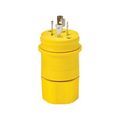 Product Image of Arrow Hart Watertight Locking Plug, #18-10 Awg 30A, 347/600V, Steel, L20-30, 4-Pole, 4-Wire, L2030PW
